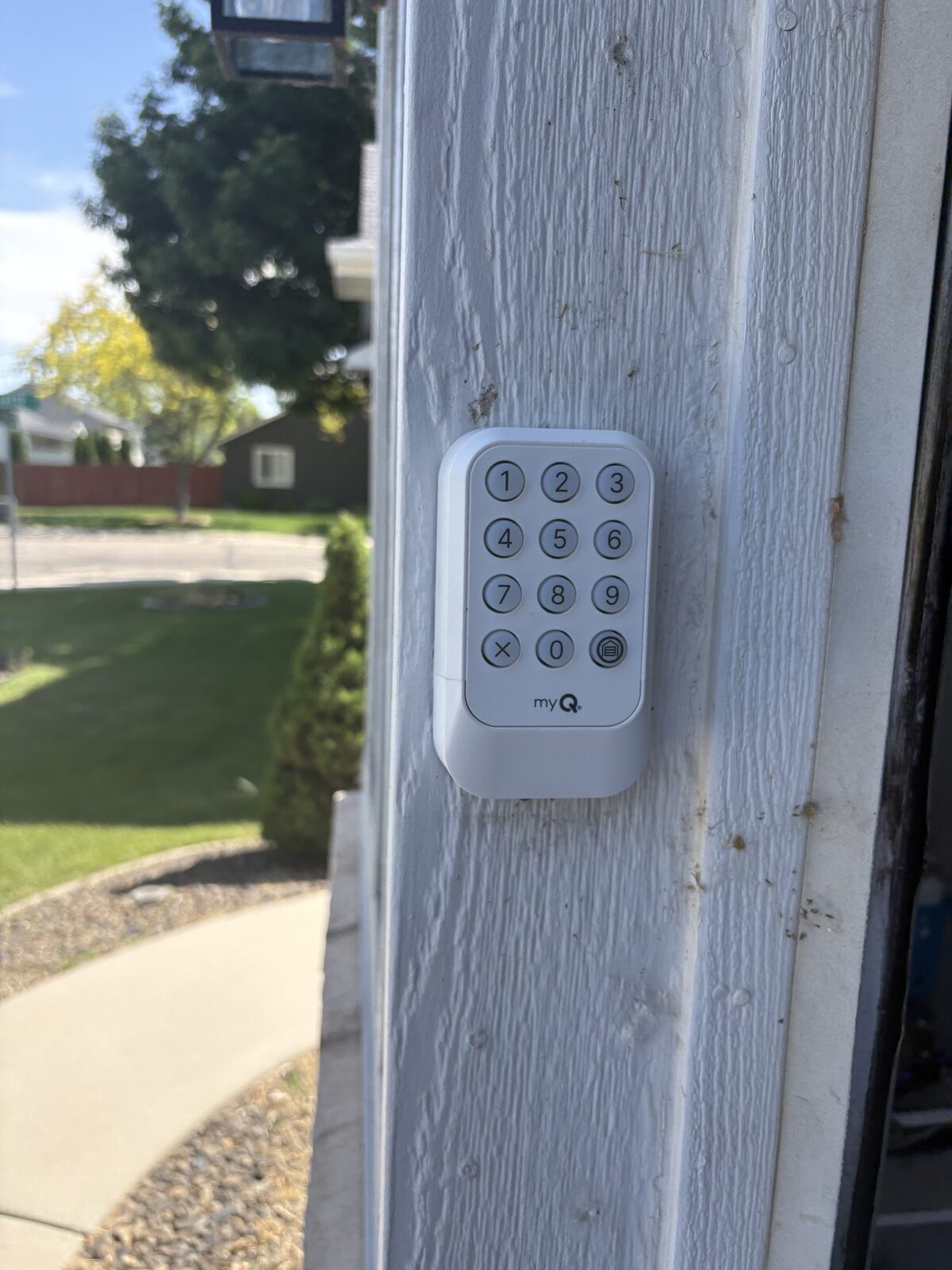 Keyless entry keypad
