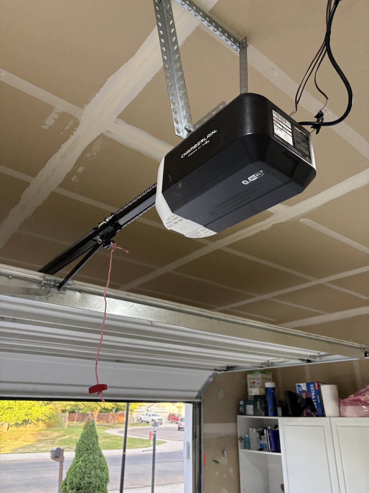 Garage door opener install